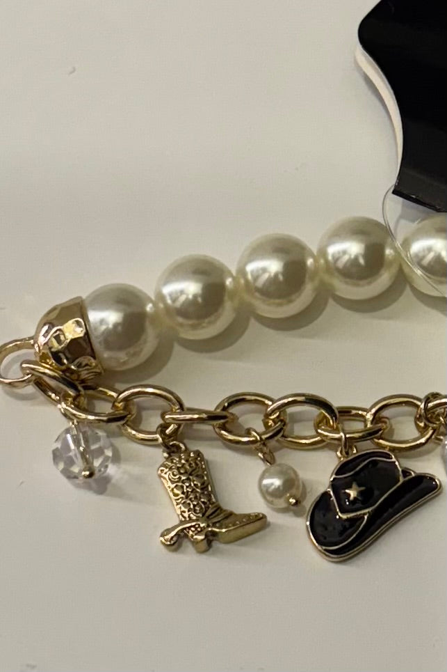 Pulsera Pearl Golden