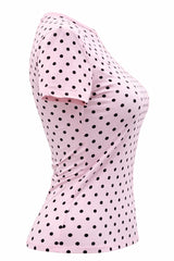 Blusa Polka Dots Rosa