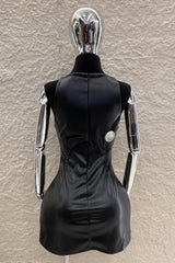 Jacket Vinipiel Negra