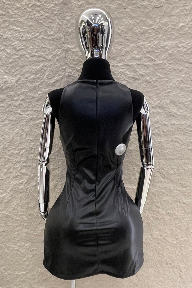 Jacket Vinipiel Negra