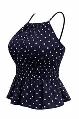 Blusa Polka Dots Azul