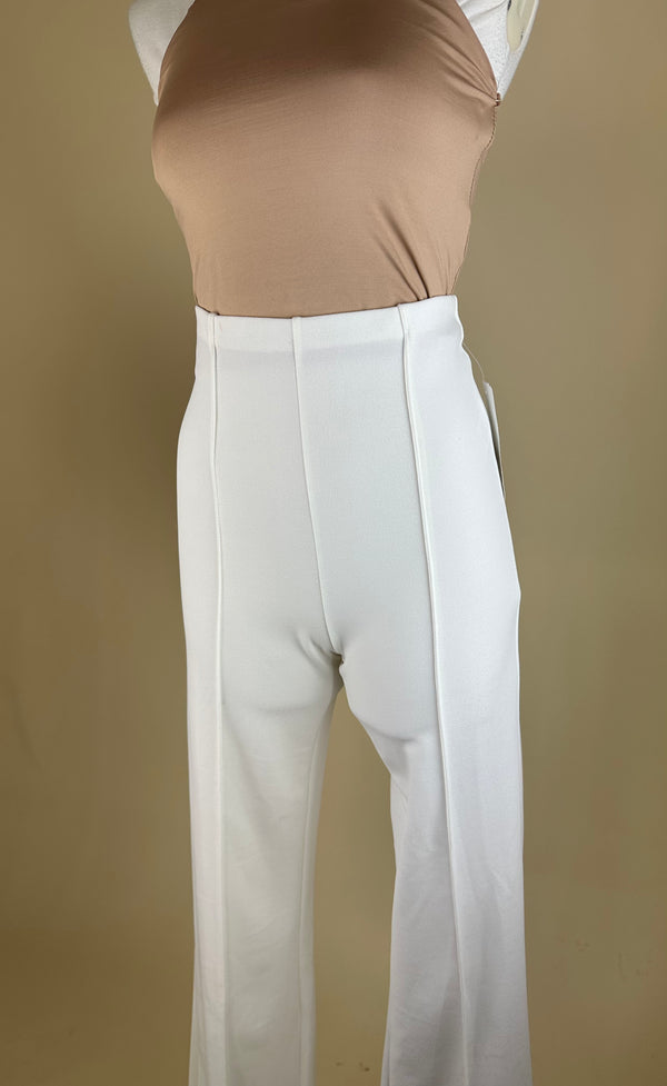 Pantalon Palazzo Basico Blanco