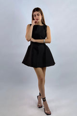 Vestido Volado Negro