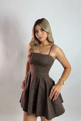 Vestido Mini Chocolate