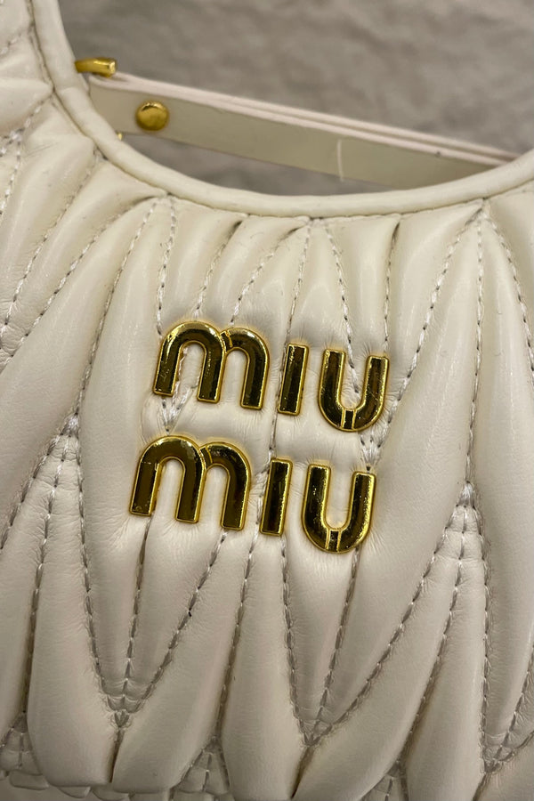 Bolsa Dupe Miu Miu Blanca