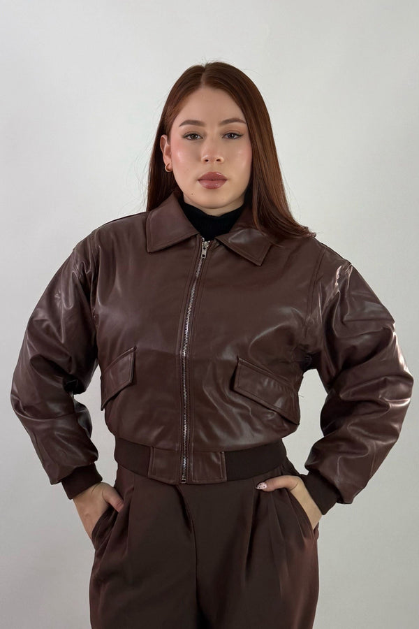 Jacket Bomber Vinipiel Cafe