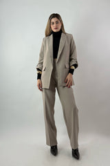 Set Blazer y Pantalon Sastre Beige