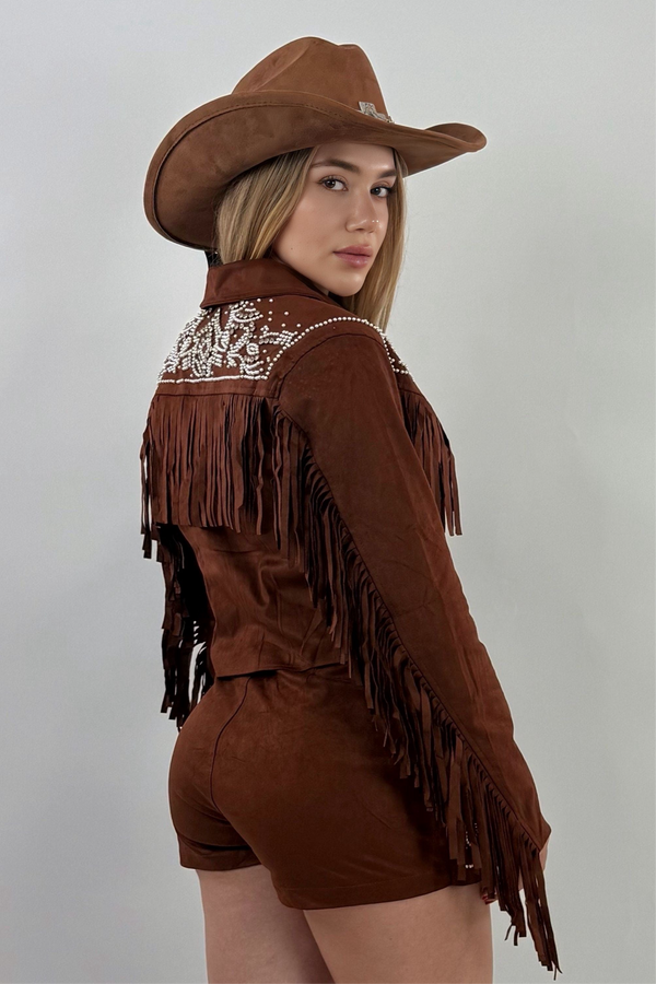 Jacket Cowboy Pedrería Cafe