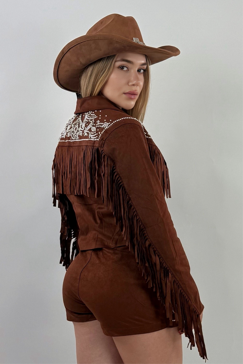 Jacket Cowboy Pedrería Cafe