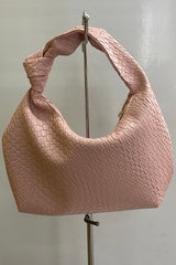 Bolsa Dupe Bottega Veneta Rosa