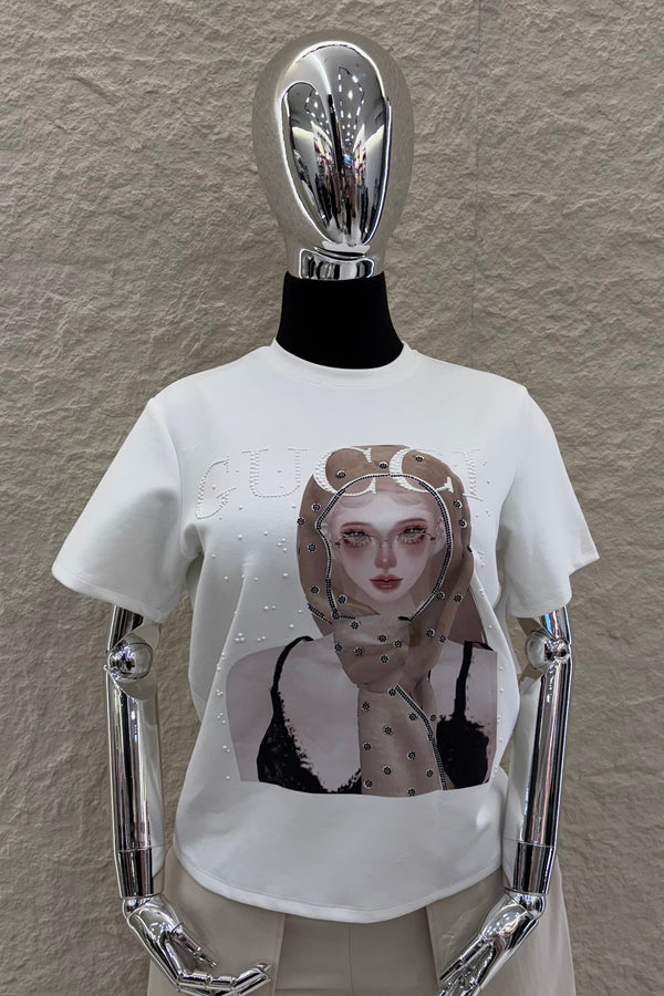 Blusa Dupe Gucci Estampado Mujer