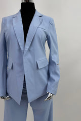 Set Blazer y Pantalon Sastre Azul