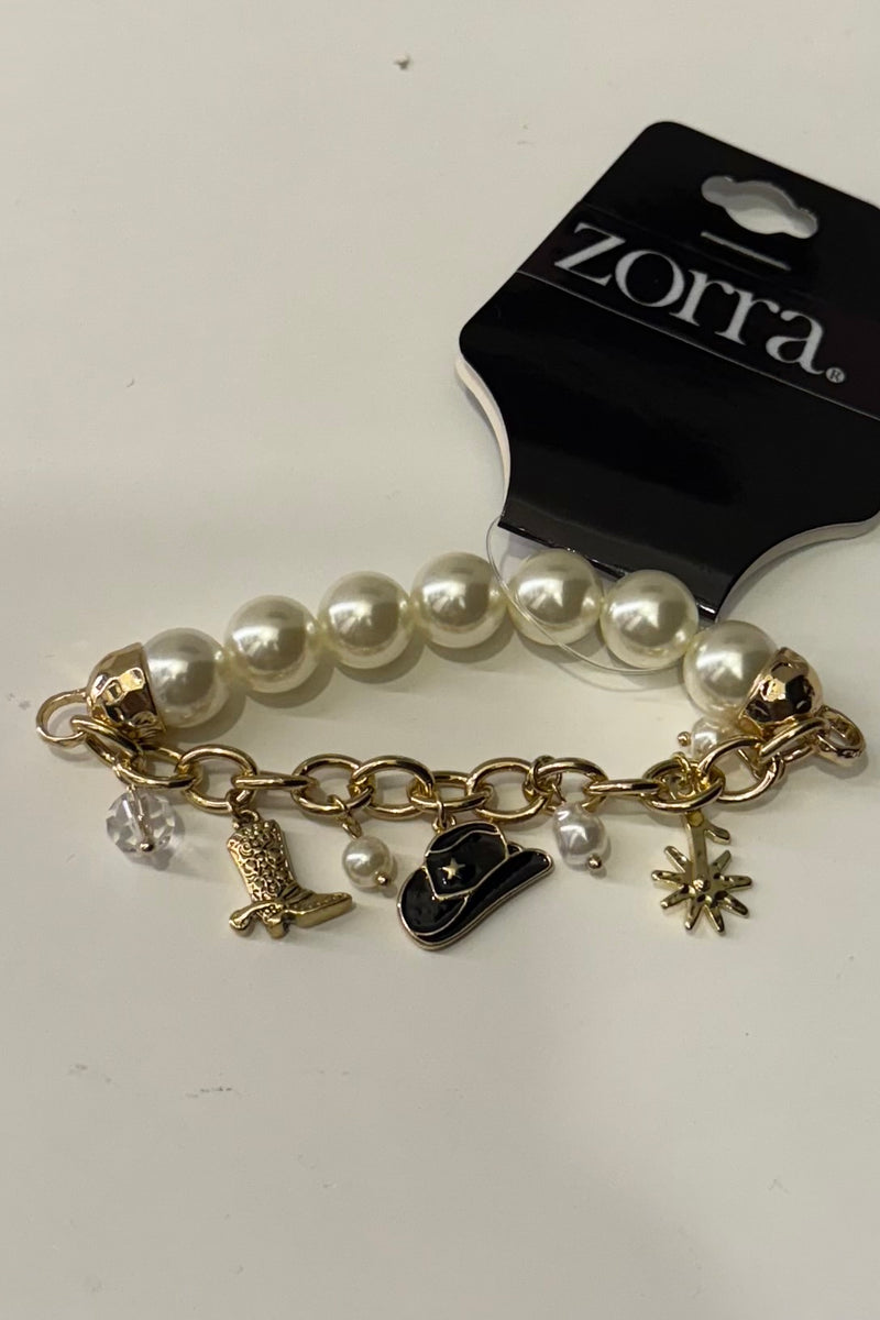 Pulsera Pearl Golden