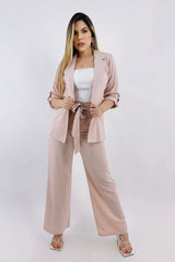 Set Sastre de Blazer Rosa Palo