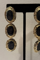 Aretes Moonlight Tears Gris
