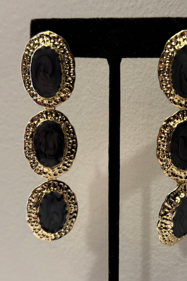 Aretes Moonlight Tears Gris