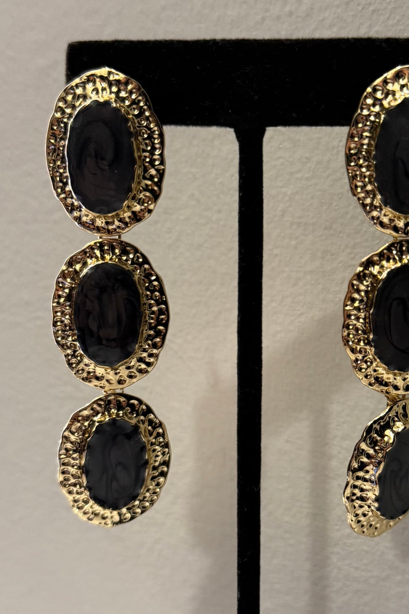 Aretes Moonlight Tears Gris