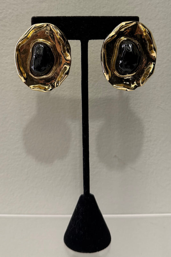 Aretes Golden Stone