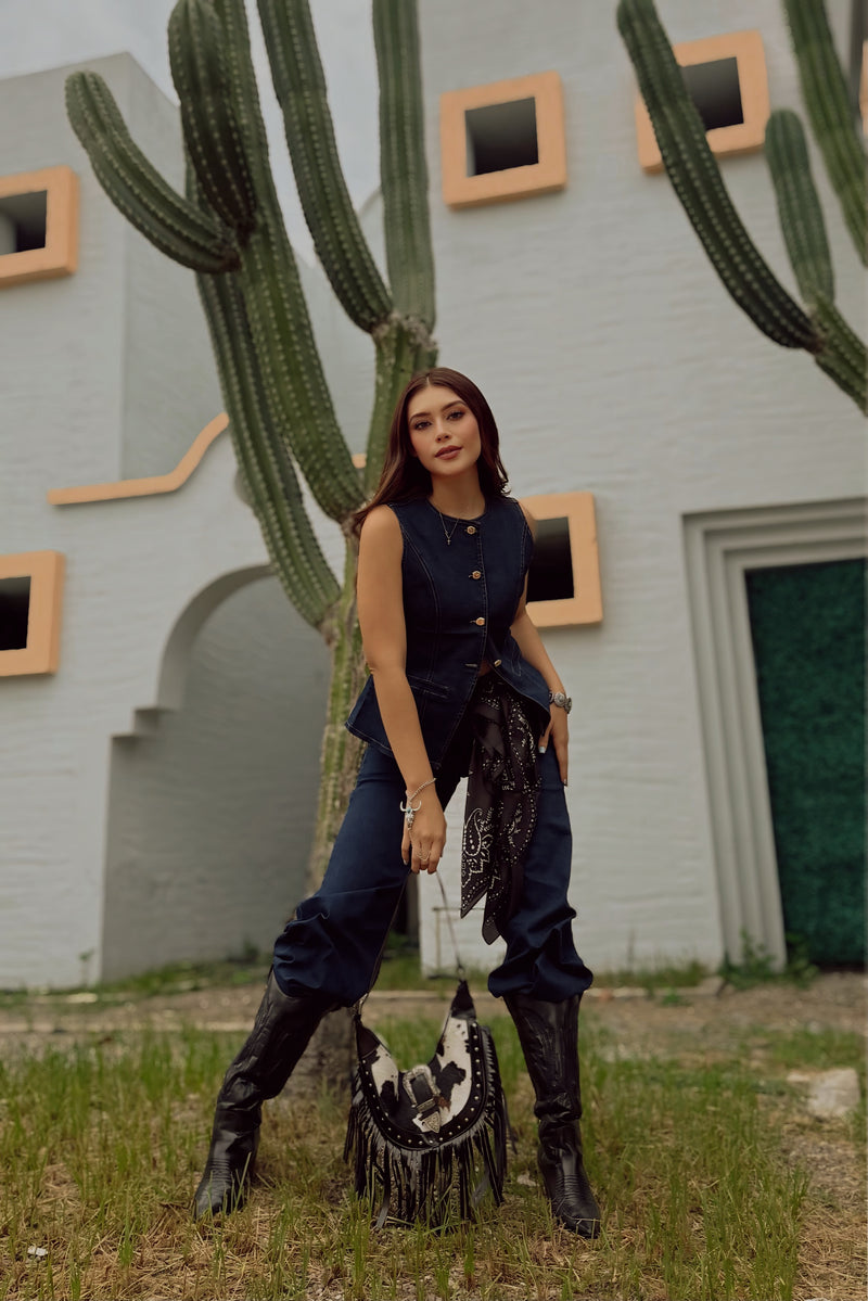 Set Chaleco y Pantalon Denim