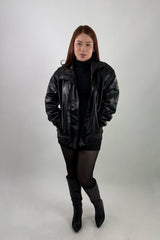 Jacket Vinipiel Negra