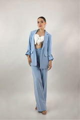 Set Blazer y Pantalon Sastre Azul