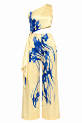 Set de Pantalon Print Floral Azul