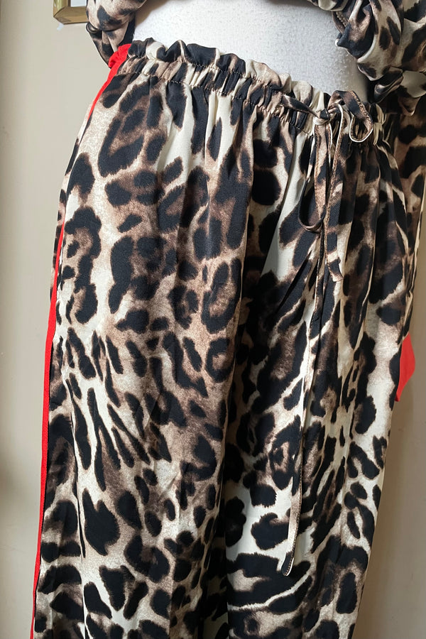 Pantalon Animal print Franja Roja