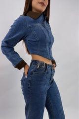 Pantalon Hebillas Denim