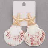 Aretes Starfish Seashell