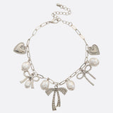 Pulsera Heart Pearl