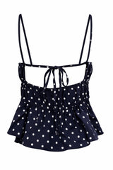 Blusa Polka Dots Azul