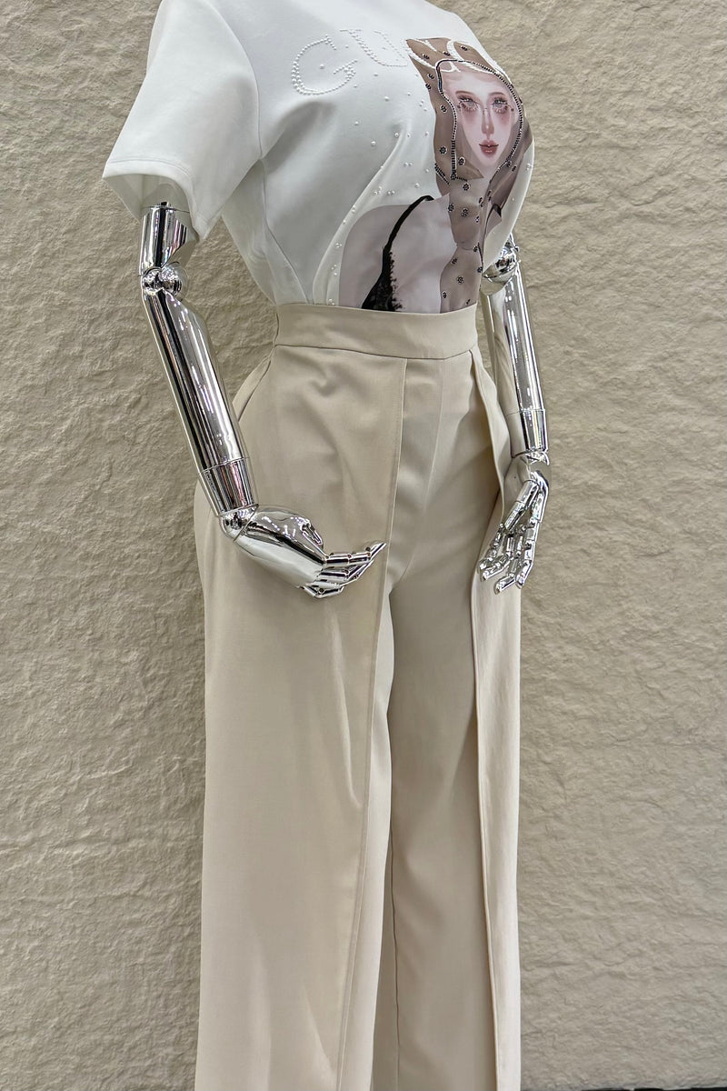 Pantalon Olgado Beige