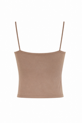 Blusa Corta Basica Beige
