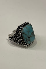 Anillo Square Turquoise