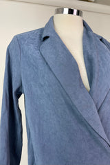 Blazer Velvet Azul