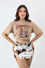 Falda Print Cow Cafe