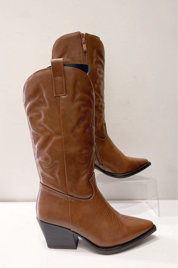 Bota Cowboy Camel