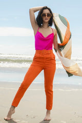 Pantalon Sastre Naranja