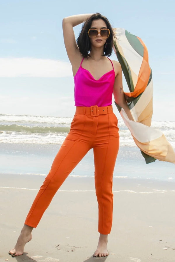 Pantalon Sastre Naranja