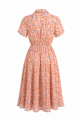 Vestido Peach Garden Midi