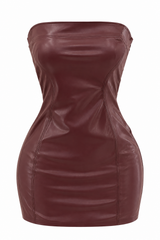 Vestido Burgundy Edge
