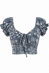 Top Blue Bandana