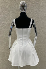 Vestido Corset Volado Blanco