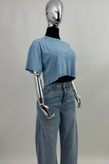 Pantalon Wide Leg Denim