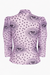 Camisa Ojos Transparente