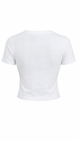 Tshirt Estampado Flor Blanca