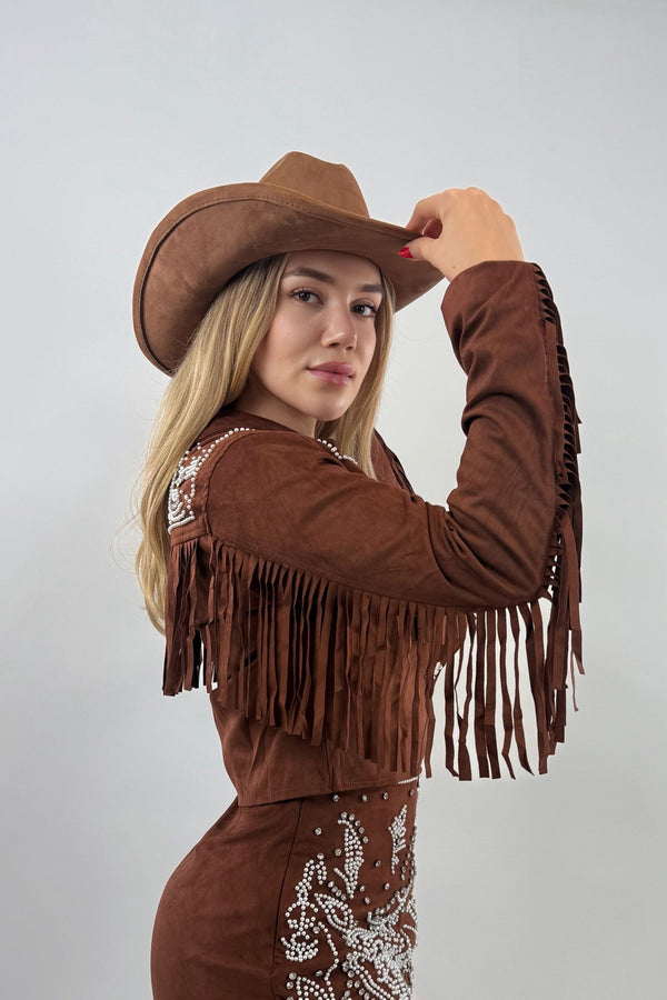 Jacket Cowboy Pedrería Cafe