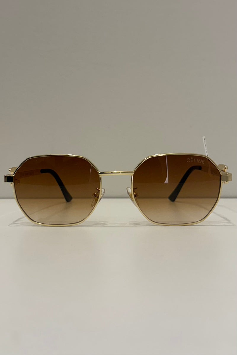 Lente Dupe Celine Metal Cuadrado
