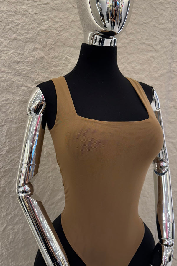 Pantiblusa Tirante Mesh Latte