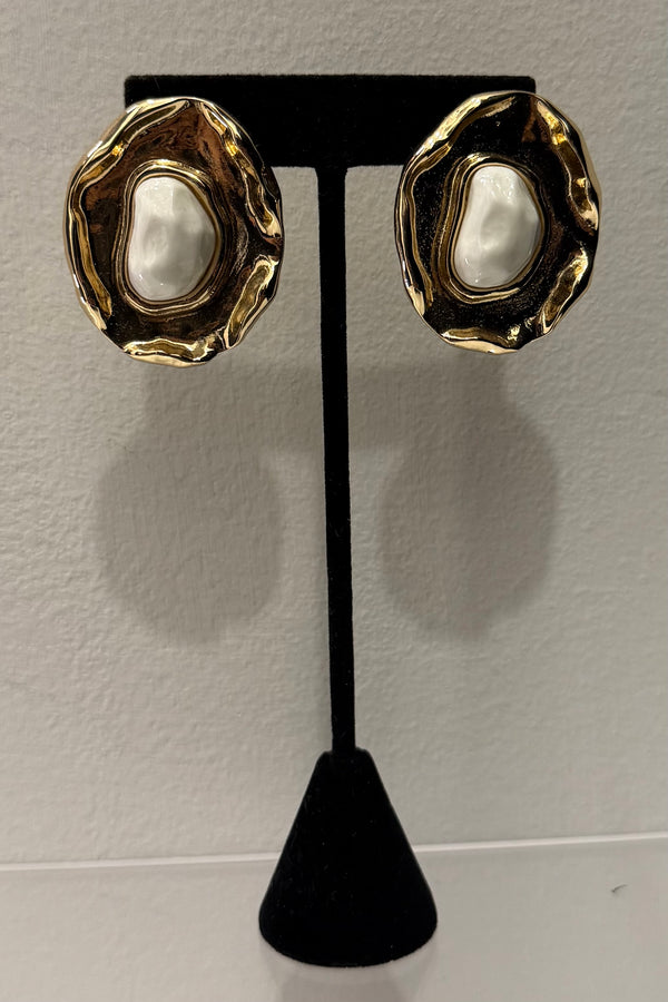 Aretes Golden Stone